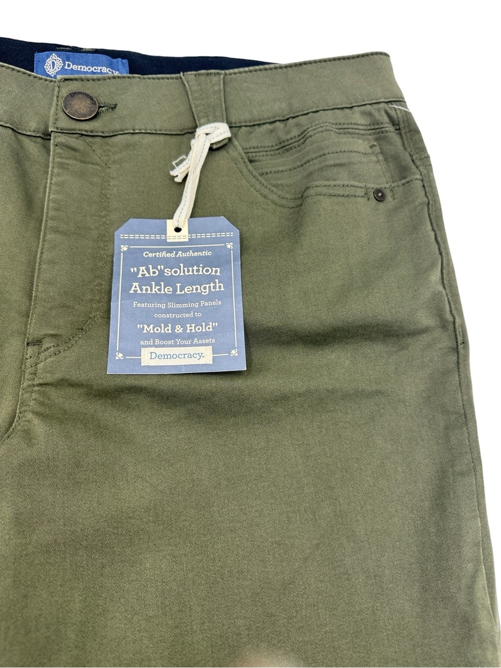 Democracy Ab’solution’ Ankle Length Straight Leg Pants Size 16 - Picture 8 of 16
